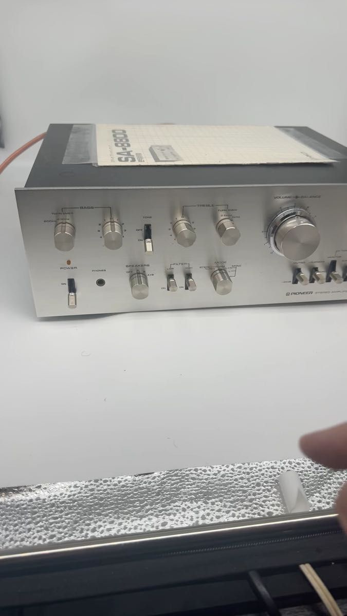 E◆pioneer パイオニア プリメインアンプ SA-8800 動作確認済み プリメインアンプ パイオニア PIONEER SA-8800 動作品