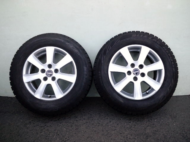 BORBET CAボルベット社外アルミ7J +38 5H112 215/65R16バリ山スタッドレスブリヂストンブリザックレボ VW TIGUANティグアン SHARAN AUDI Q3