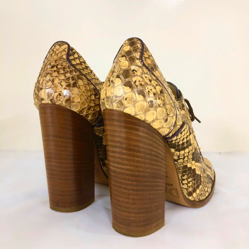 [ finest quality goods ] regular price number 10 ten thousand *D&G* Dolce & Gabbana * genuine article python * pumps * size 37(23.5cm)* snake leather * high heel * high class * Italy made 