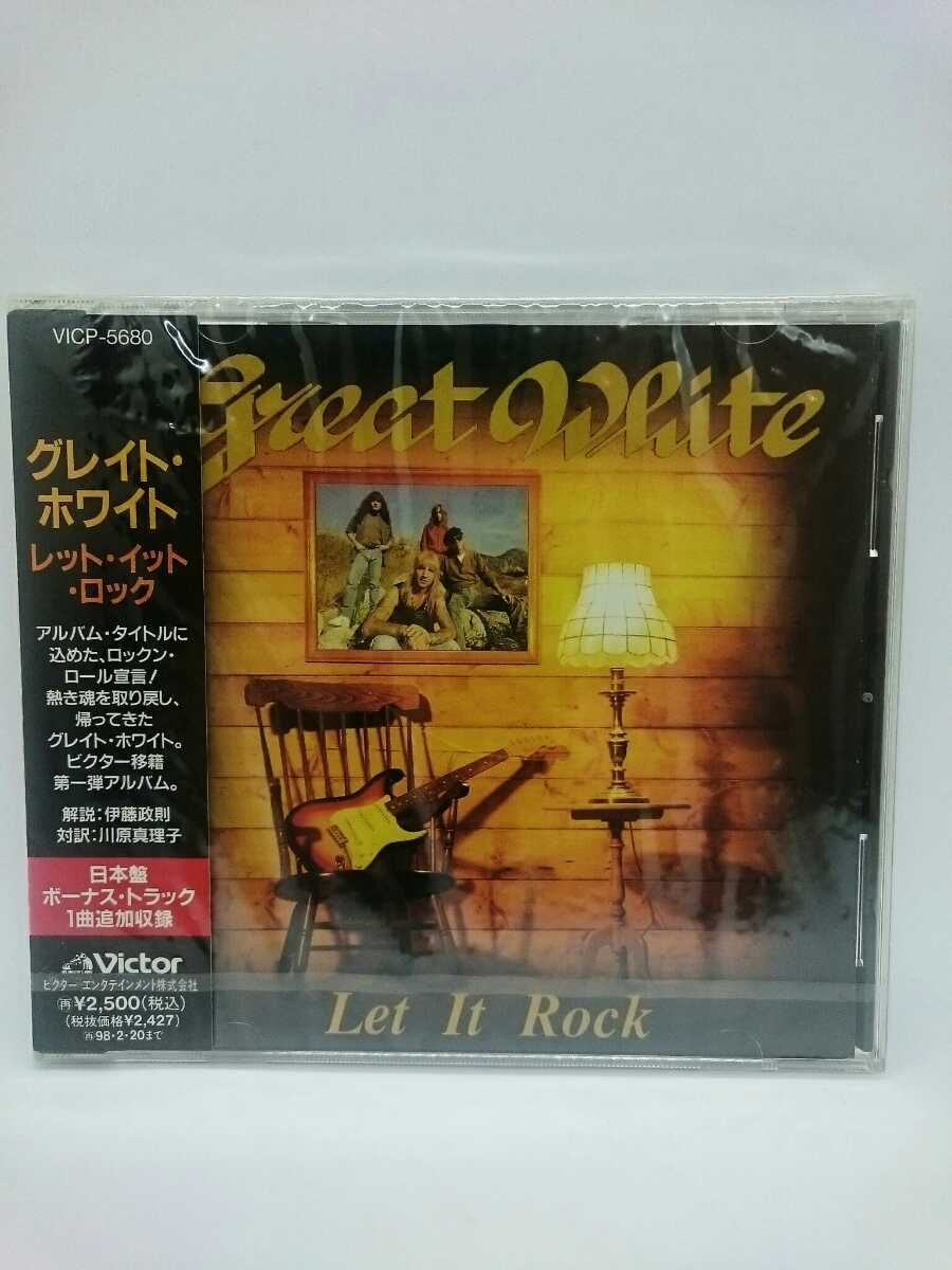 C-0114★未開封 CD★グレイト・ホワイト／レット・イット・ロック GREAT WHITE Let It Rock VICP-5680_画像1