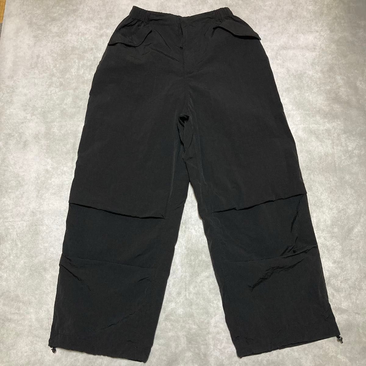 solamonat poche ソラモナポッシェ ナイロンキャンバス トレーニングパンツ イージーパンツ パラシュートパンツ
