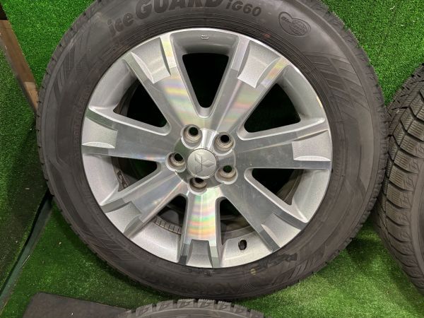 デリカ D5 ヨコハマ アイスガードIG60 225/55R18 純正アルミ デリカ D5 ヨコハマ アイスガードIG60 225/55R18 純正アルミ