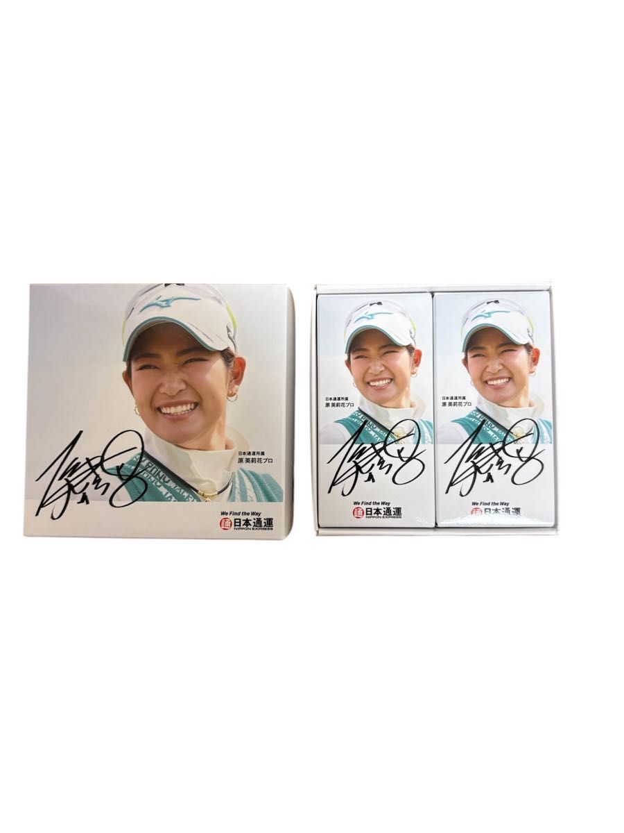 新品未使用　日本通運 原英莉花 サイン 印字 ゴルフボール　ゴルフ