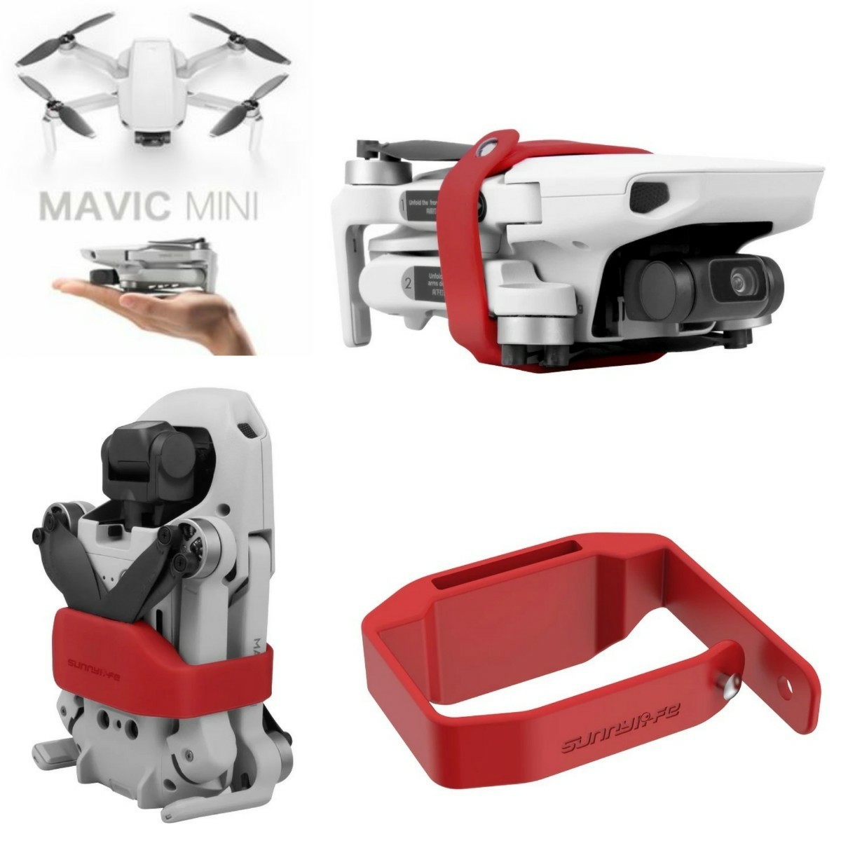 ■mavic mini シリコン プロテクター 1個【RED or BLACK】