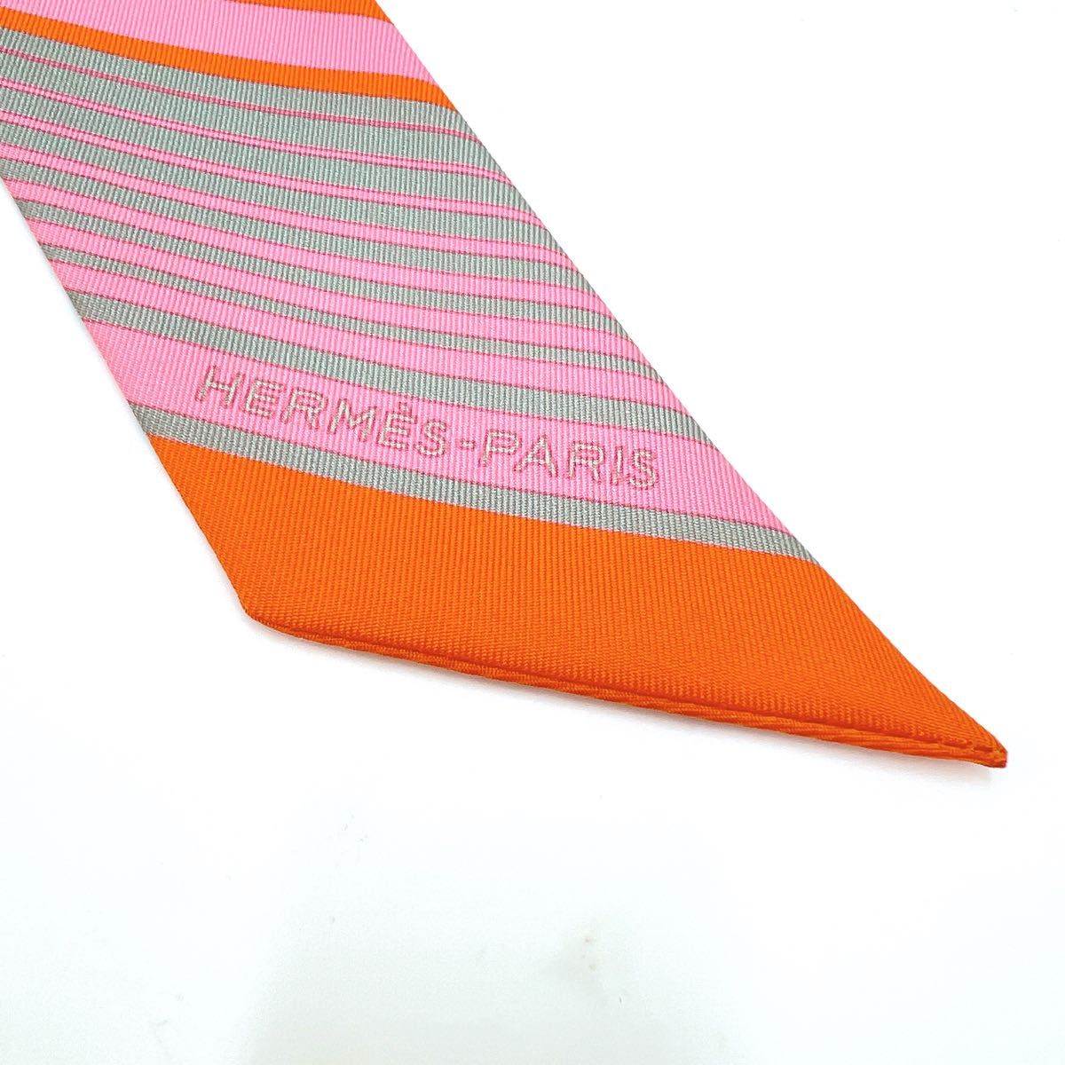 HERMES エルメス エクスリブリス ツイリー リボンスカーフ HERMES エルメス エクスリブリス ツイリー リボンスカーフ