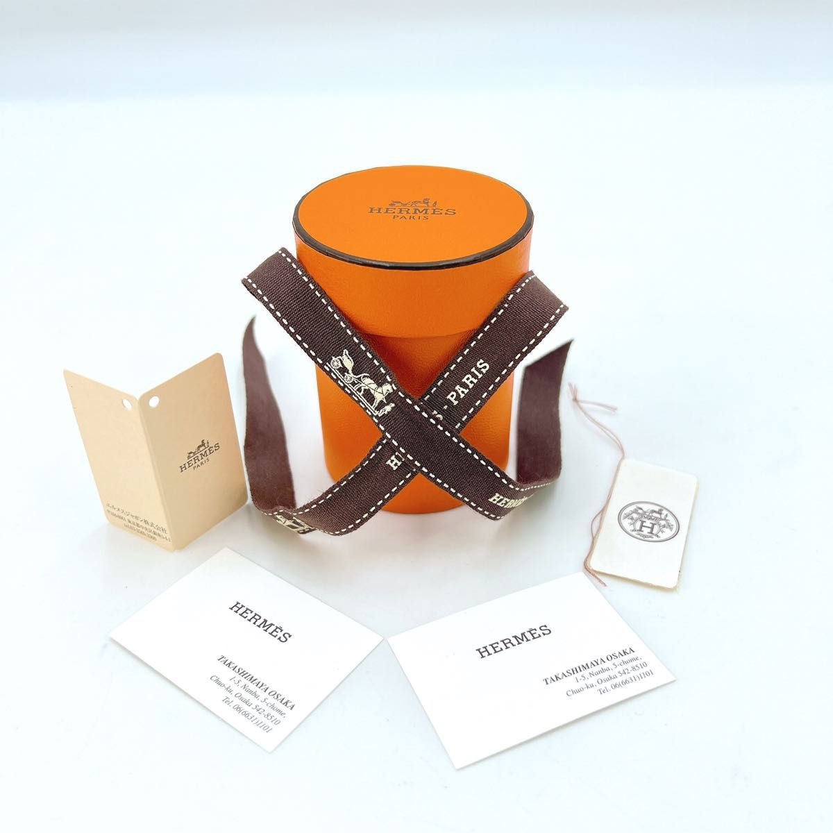 HERMES エルメス エクスリブリス ツイリー リボンスカーフ HERMES エルメス エクスリブリス ツイリー リボンスカーフ