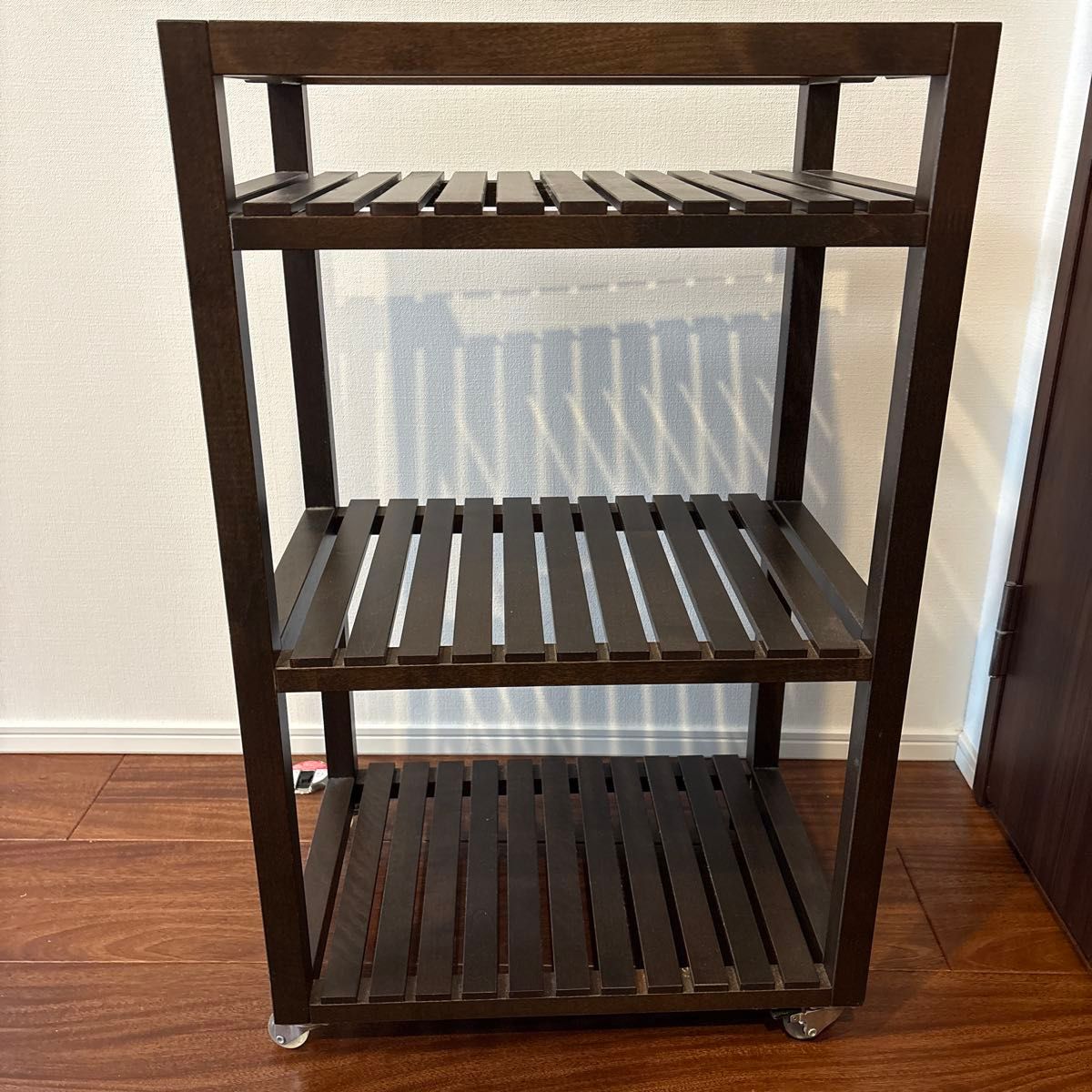 廃盤 IKEA MOLGER キッチンワゴン ワゴンラック イケア 木製 廃盤 IKEA MOLGER キッチンワゴン ワゴンラック イケア 木製