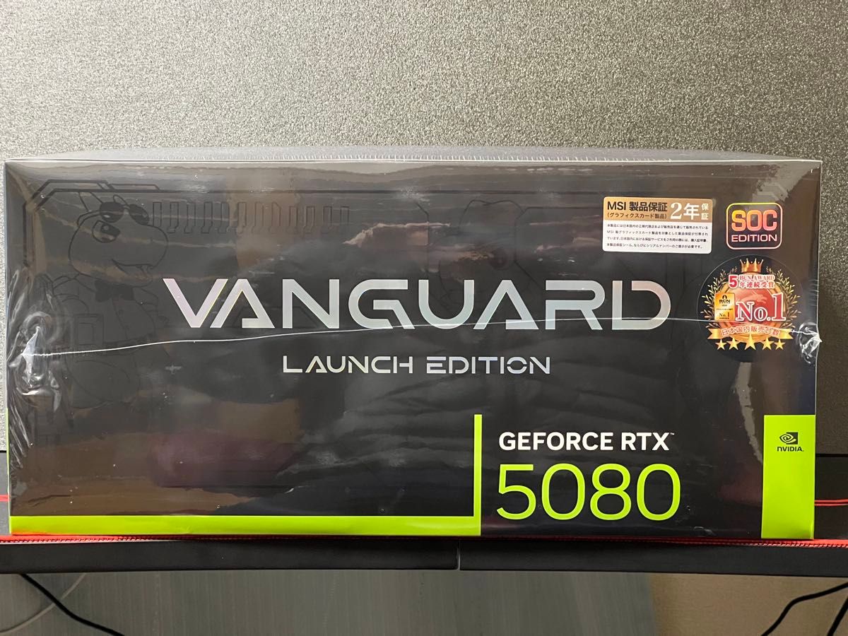 新品未開封】GeForce RTX 5080 16G VANGUARD SOC LAUNCH EDITION 新品未開封】GeForce RTX 5080 16G VANGUARD SOC LAUNCH EDITION
