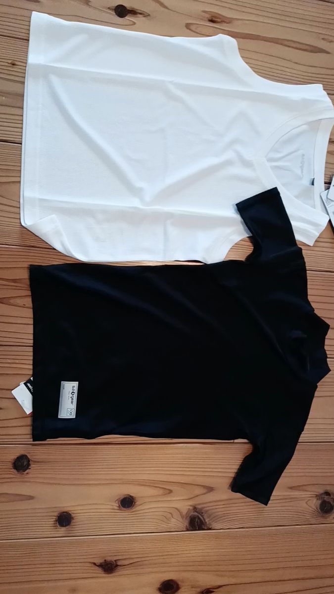 130cm エスエーギア s.a.gear ストレッチ半袖アンダーシャツ &ランニングシャツ ジュニア