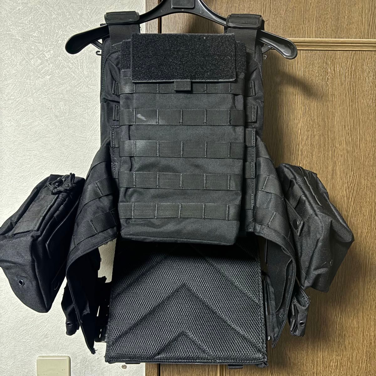 MC プレートキャリア バックパック、マガジンポーチ付き 1000D プレートキャリア フルセット BK マグポーチ