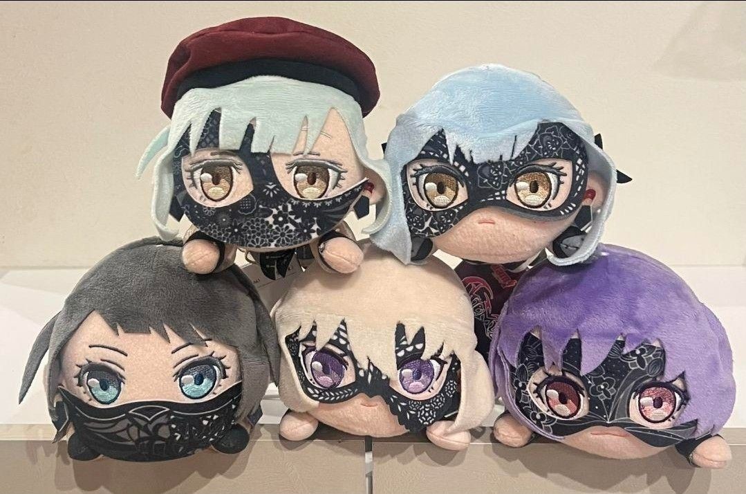 BanG Dream 寝そべりぬいぐるみ Ave Mujica 全5種セット BanG Dream 寝そべりぬいぐるみ Ave Mujica 全5種セット