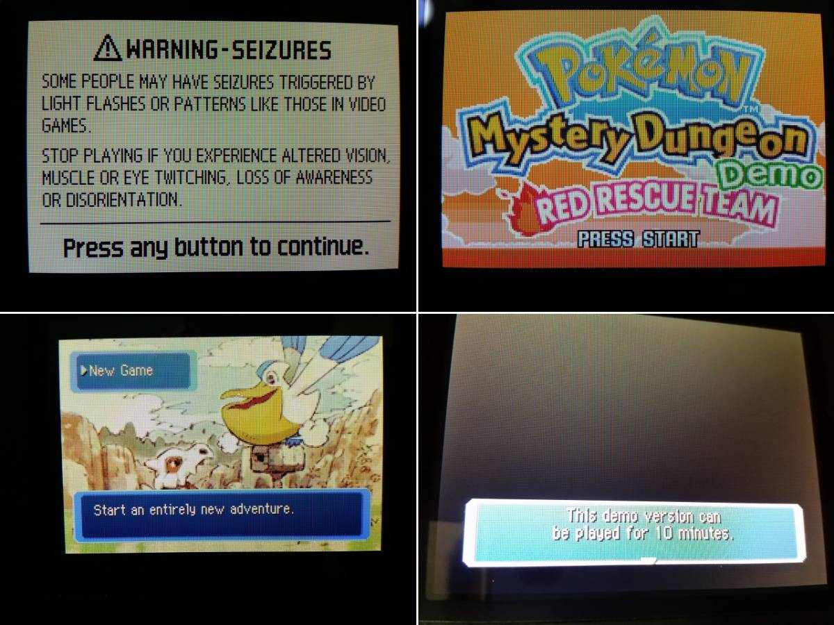 GBA ポケットモンスター 海外版 体験版 店頭デモ用? 非売品 GBA ポケットモンスター 海外版 体験版 店頭デモ用? 非売品