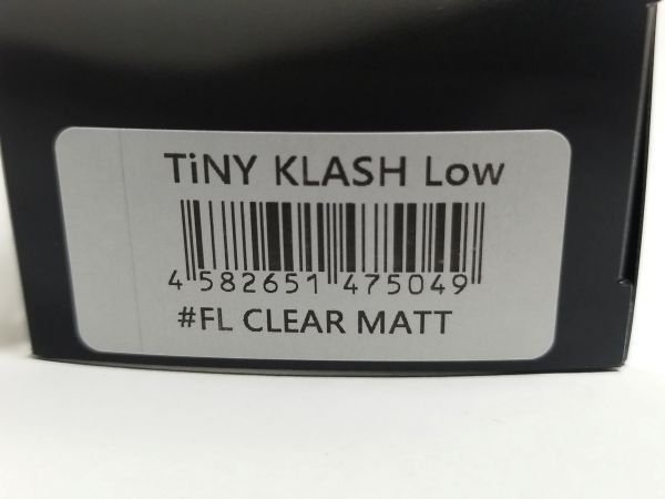 新色】DRTタイニークラッシュ Low FL CLEAR MATT FLクリアマット 新色】DRTタイニークラッシュ Low FL CLEAR MATT FLクリアマット