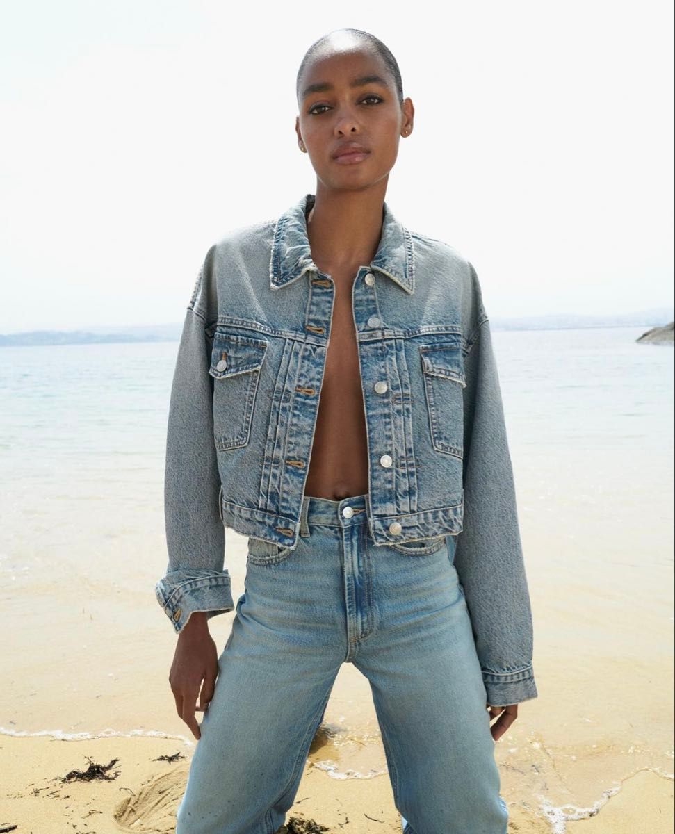 ZARA TRF デニムジャケット L 新品タグ付き|Yahoo!フリマ(旧 ZARA TRF デニムジャケット L 新品タグ付き|Yahoo!フリマ(旧