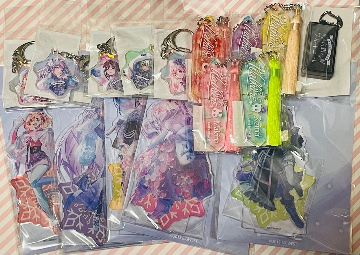 オシャレマクロスΔ 白銀のワルキューレ アクスタ キーホルダー アクリルチャーム LEDキーホルダー