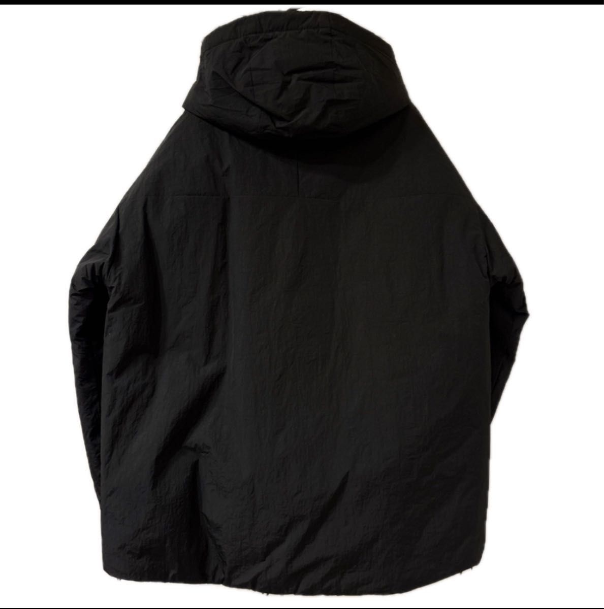 新品 ESTNATION FFF 中綿入フード付ジャケット ブラック M 新品 ESTNATION FFF 中綿入フード付ジャケット ブラック M