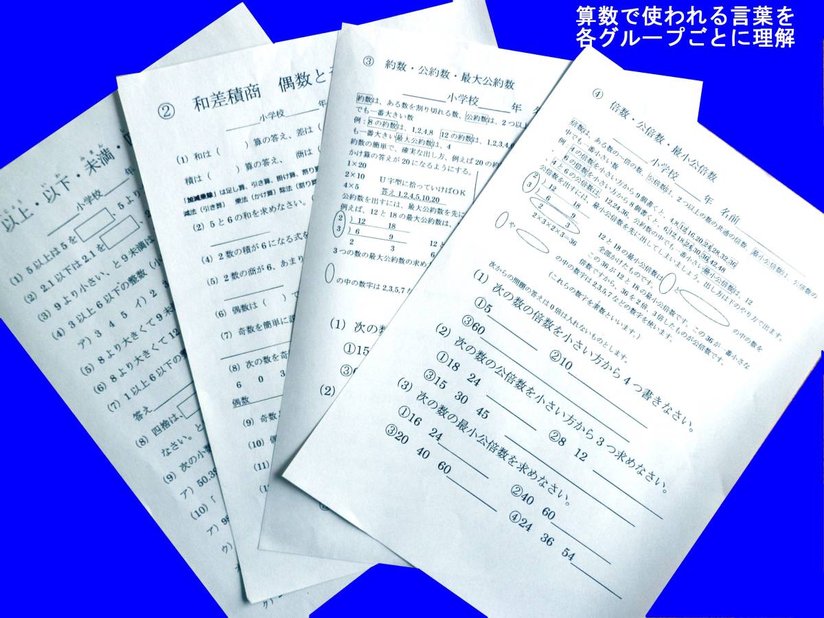 ヤフオク 算数色々 平均 百分率 歩合 速さ時間道のりな