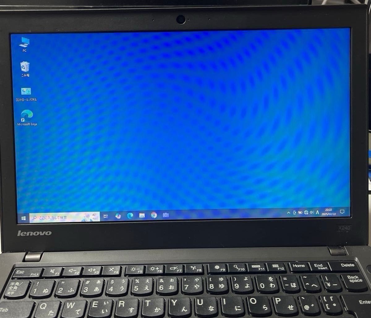 ThinkPad X240 Windows10pro SSD 220GB メモリ8GB