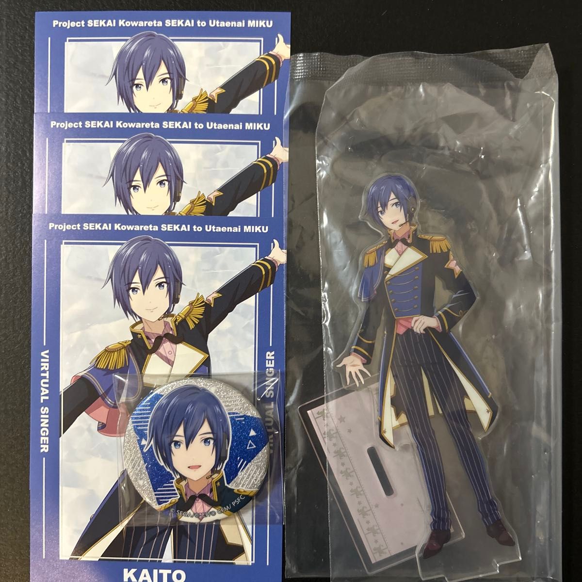 プロセカ KAITO アクリルスタンド アクスタ 缶バッジ アニメイト プロセカ KAITO アクリルスタンド アクスタ 缶バッジ アニメイト