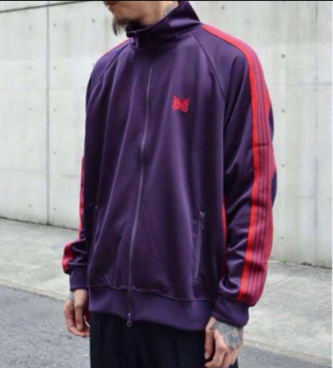 needles 22aw トラックジャケット パープル 永野芽郁着用 L needles 22aw トラックジャケット パープル 永野芽郁着用 L