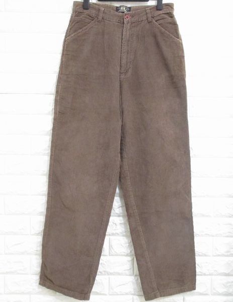 日本人気超絶の 【RRL】90s コーデュロイパンツ(ブラウン)◆W30 USA製!◆ダブルアールエル ボトムス 日本人気超絶の 【RRL】90s コーデュロイパンツ(ブラウン)◆W30 USA製!◆ダブルアールエル ボトムス
