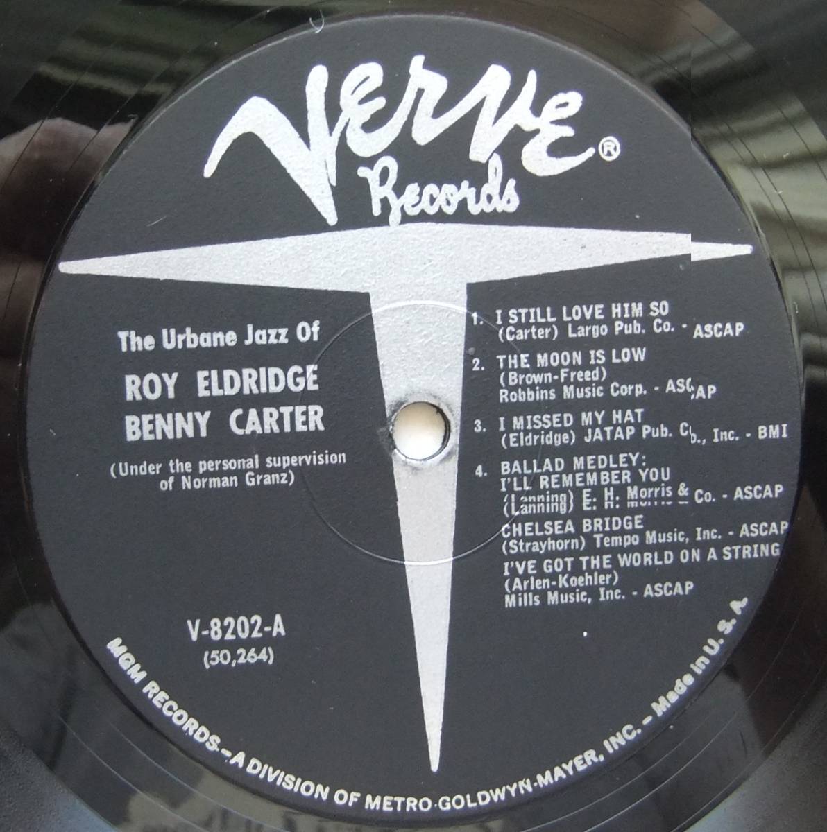 ◆ ROY ELDRIDGE and BENNY CARTER / Urbane Jazz ◆ Verve V-8202 (MGM) ◆_画像3