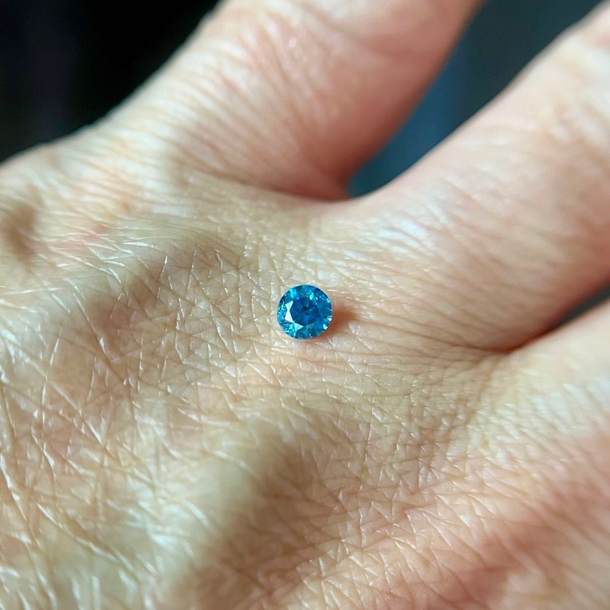 天然 ダイヤモンド 0 24ct I-1 カラーダイヤモンド ブルー 天然 ダイヤモンド 0 24ct I-1 カラーダイヤモンド ブルー