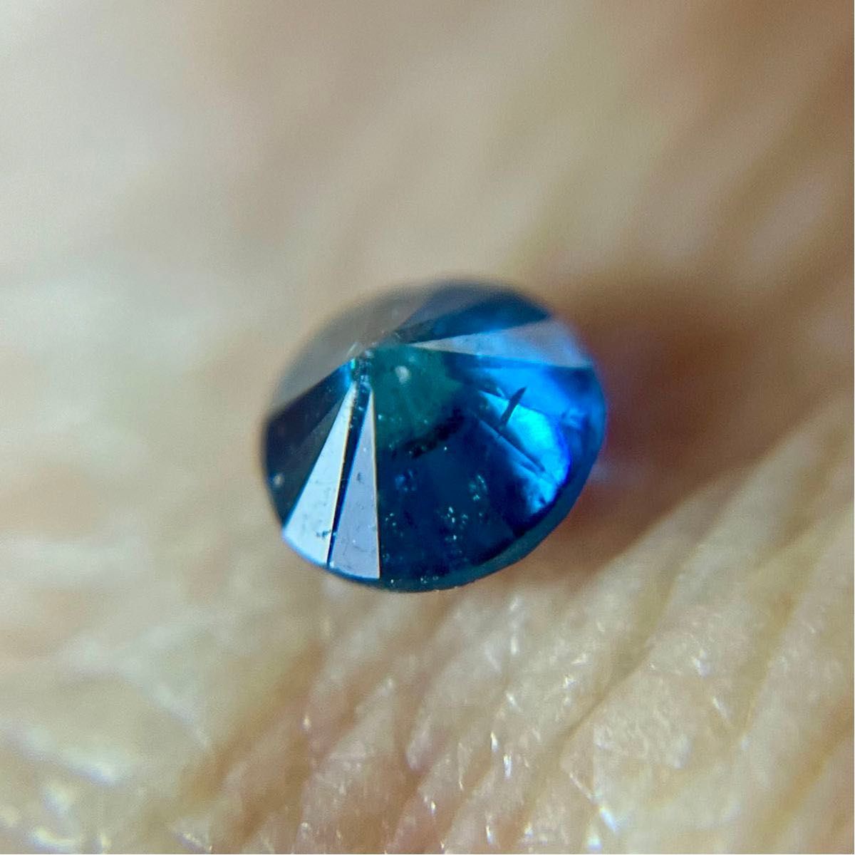 天然 ダイヤモンド 0 24ct I-1 カラーダイヤモンド ブルー 天然 ダイヤモンド 0 24ct I-1 カラーダイヤモンド ブルー