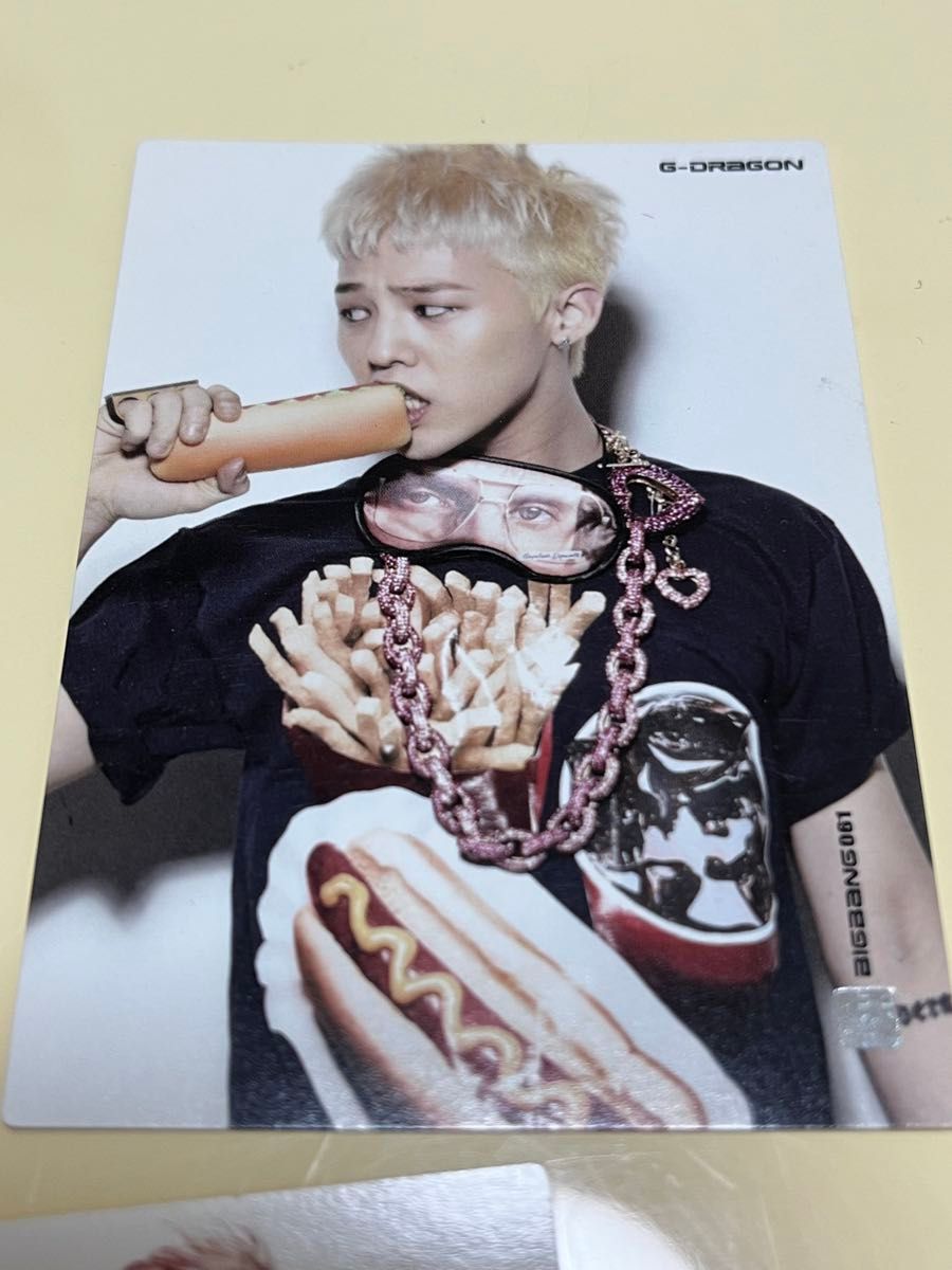希少 BIGBANG G-DRAGON ジヨンコレクションカード トレカ 韓国 希少 BIGBANG G-DRAGON ジヨンコレクションカード トレカ 韓国