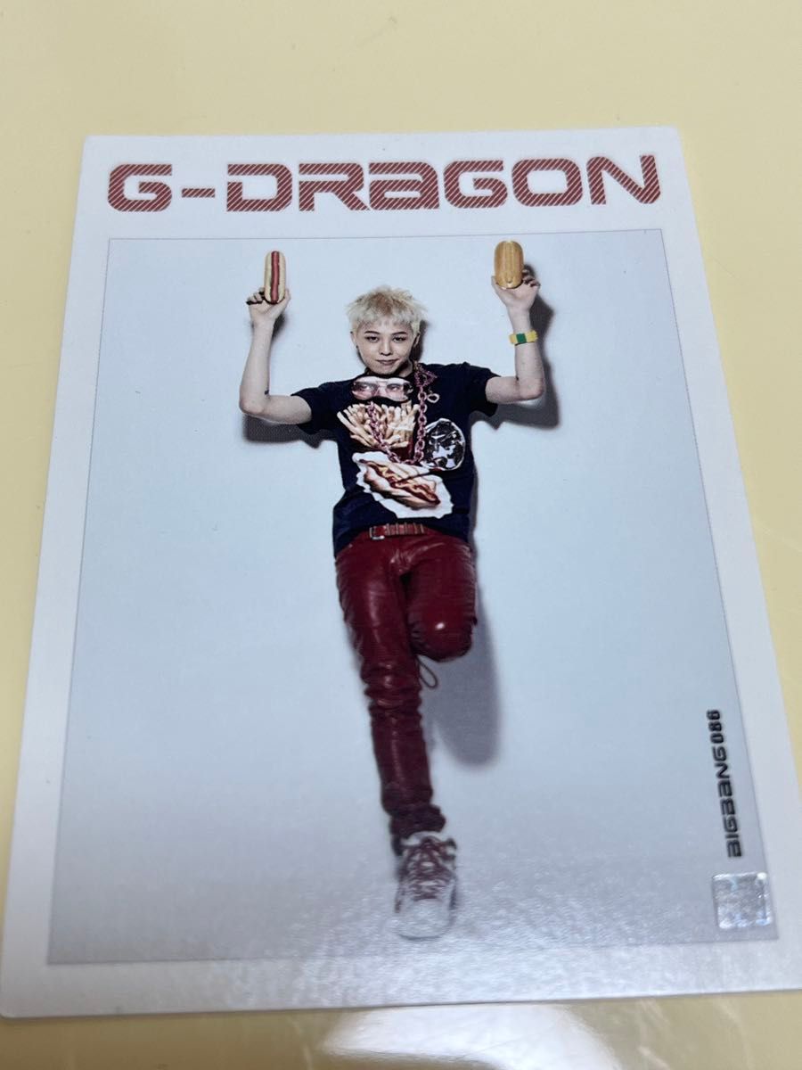 希少 BIGBANG G-DRAGON ジヨンコレクションカード トレカ 韓国 希少 BIGBANG G-DRAGON ジヨンコレクションカード トレカ 韓国