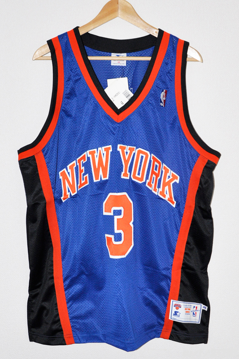 【NBA/新品】ニューヨークニックスオーセンティックジャージ（#9ジョンスタークス）【Starter/スターター】_画像1