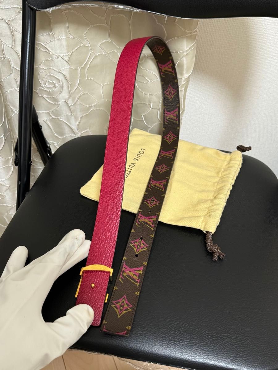 LOUIS VUITTON モノグラム サンチュール ベルト M9794 希少 ルイヴィトン LOUIS VUITTON モノグラム サンチュール