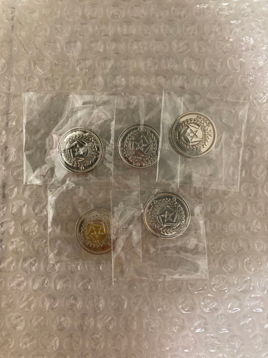 銀河英雄伝説 自由惑星同盟 ディナール 金貨2枚+銀貨10枚 イゼルローン 銀河英雄伝説 自由惑星同盟 ディナール 金貨2枚+銀貨10枚