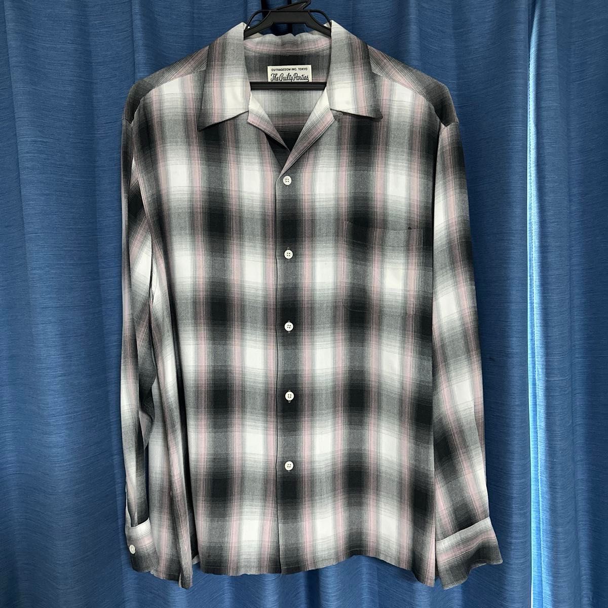 WACKOMARIA 22SS ワコマリア オンブレチェックシャツ 木村拓哉 WACKOMARIA 22SS ワコマリア オンブレチェックシャツ 木村拓哉