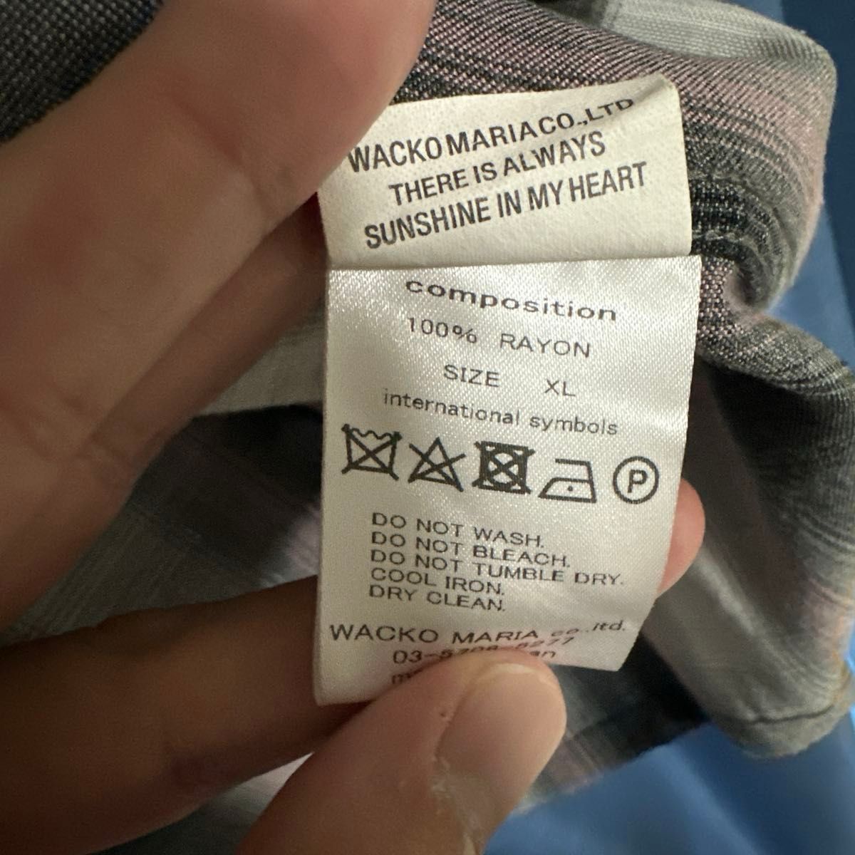 WACKOMARIA 22SS ワコマリア オンブレチェックシャツ 木村拓哉 WACKOMARIA 22SS ワコマリア オンブレチェックシャツ 木村拓哉