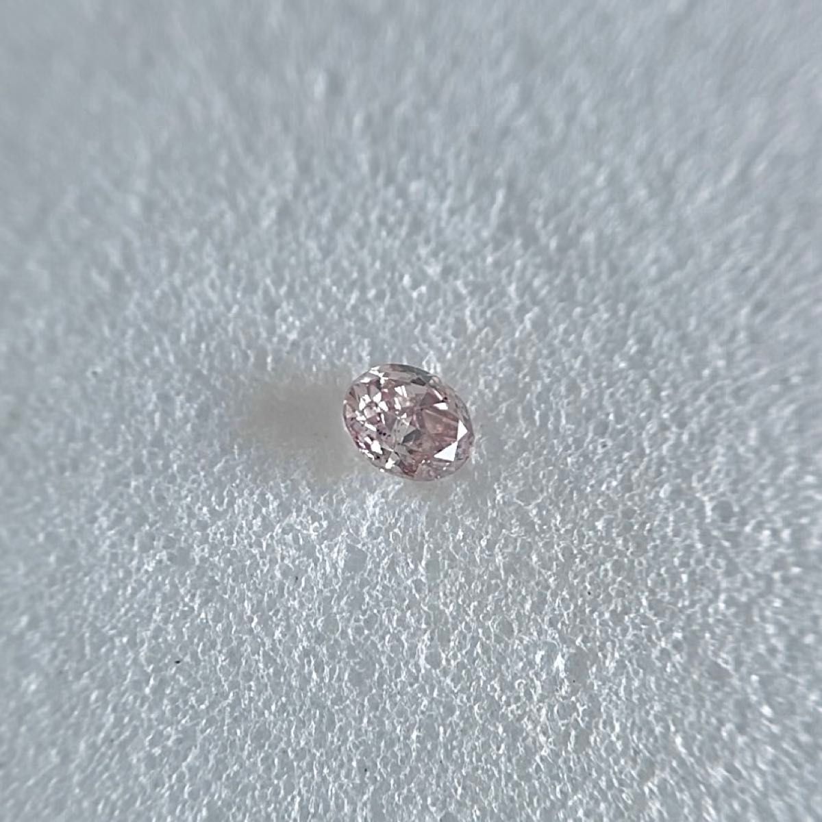 0.057ct 天然ピンクダイヤモンド FANCY PURPLISH PINK