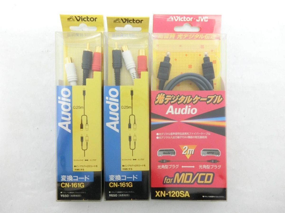 新品3本セット JVC Victor 光デジタルケーブル 2m 角型 Xn-120SA 新品3本セット JVC Victor 光デジタルケーブル 2m 角型 Xn-120SA