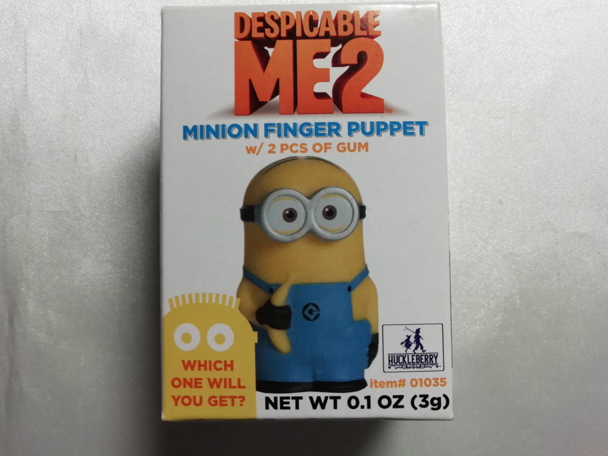 【中古品】 ミニオンズ Despicable Me 2 Minion Finger Puppet フィギュア_画像1