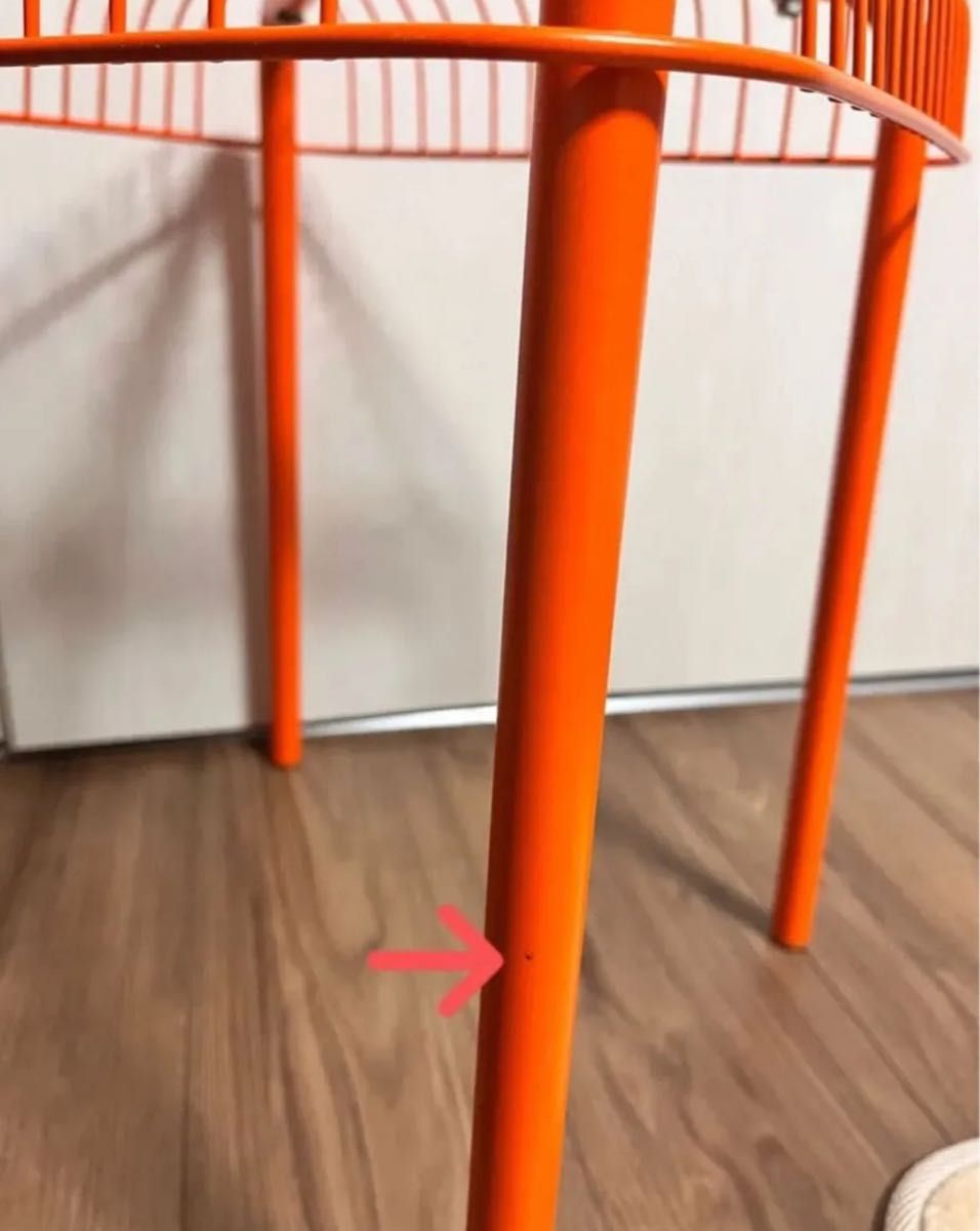 ◯IKEA VASTERON スツール ヴァステローン オレンジ 廃盤 希少品 ◯IKEA VASTERON スツール ヴァステローン オレンジ 廃盤 希少品