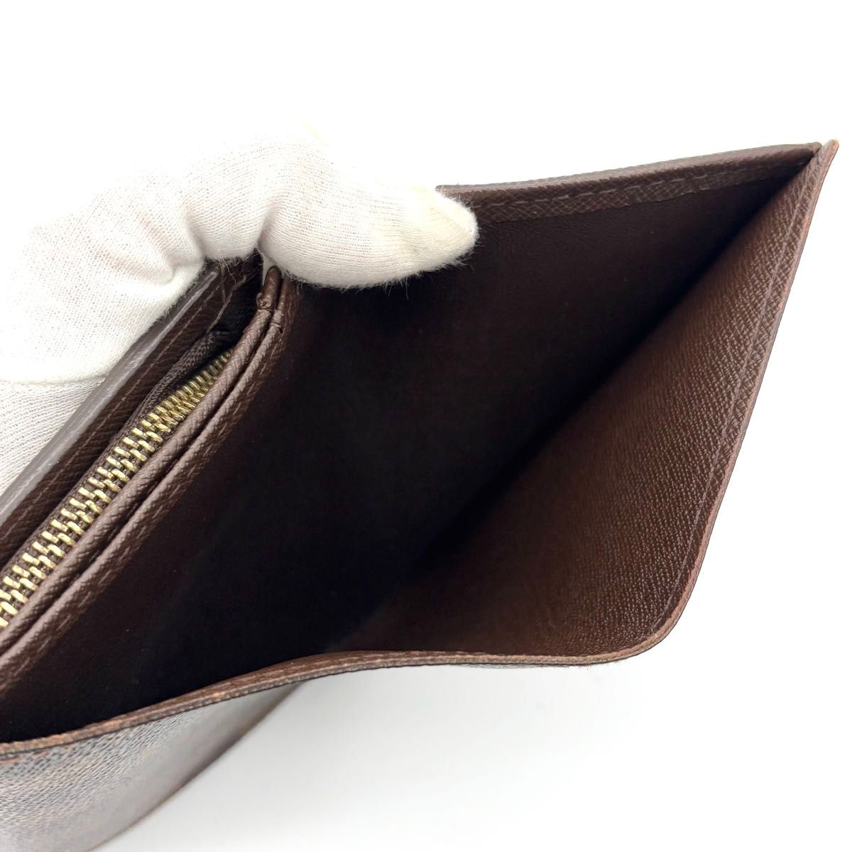 ルイヴィトン ダミエ トレゾール 二つ折り財布 コンパクト LOUIS ルイヴィトン ダミエ トレゾール 二つ折り財布 コンパクト LOUIS
