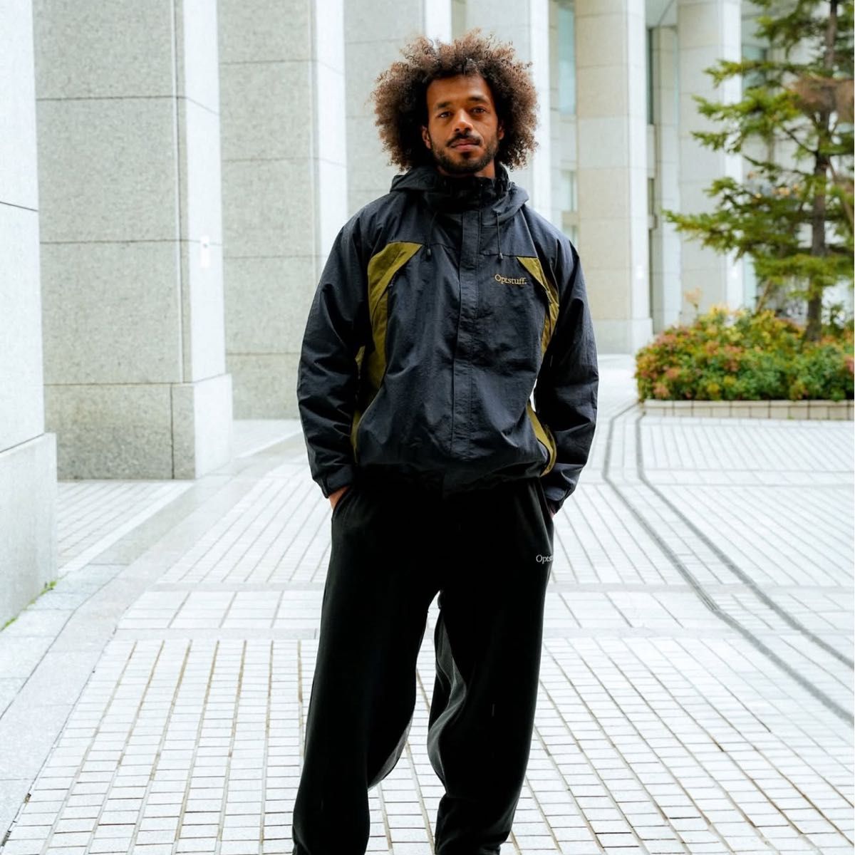 Optstuff SHELL PARKA ネイビー×カーキ L|Yahoo!フリマ(旧 Optstuff SHELL PARKA ネイビー×カーキ L|Yahoo!フリマ(旧