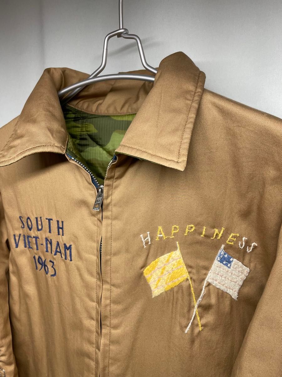 東洋TAILOR ヴィンテージ ベトジャン リバーシブル ベージュ 東洋TAILOR ヴィンテージ ベトジャン リバーシブル ベージュ