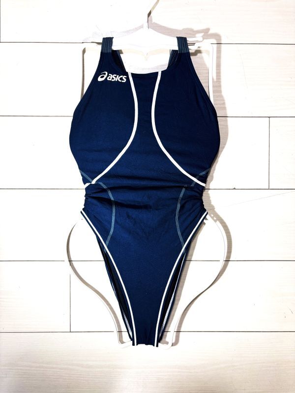 アシックス 女子競泳水着 ハイレグ 美品 Yahoo!オークション - 39アシックス女子競泳水着M パワースーツ