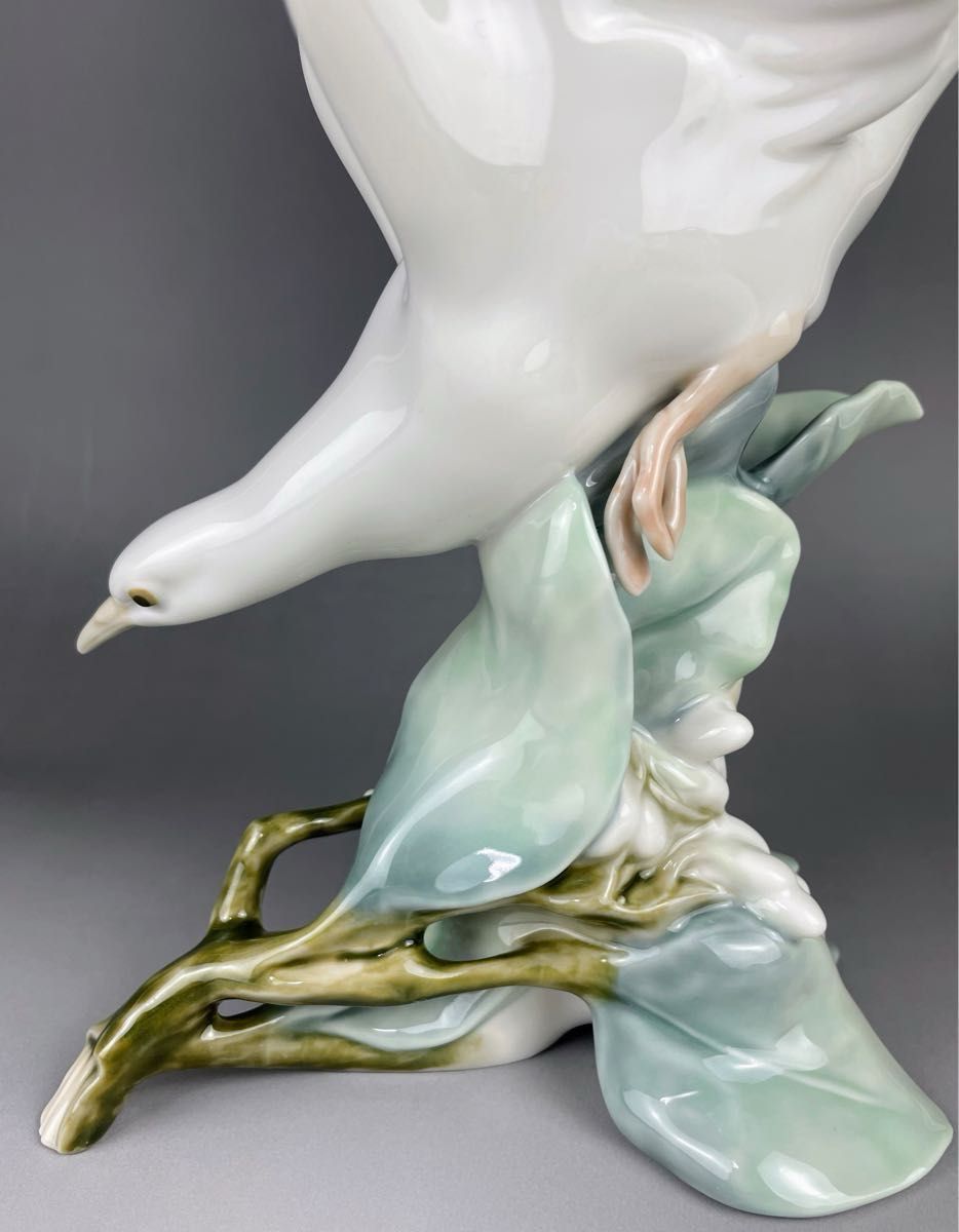 美品】LLADRO リヤドロ キジバト 鳩 ハト フィギュリン リアドロ 美品】LLADRO リヤドロ キジバト 鳩 ハト フィギュリン リアドロ