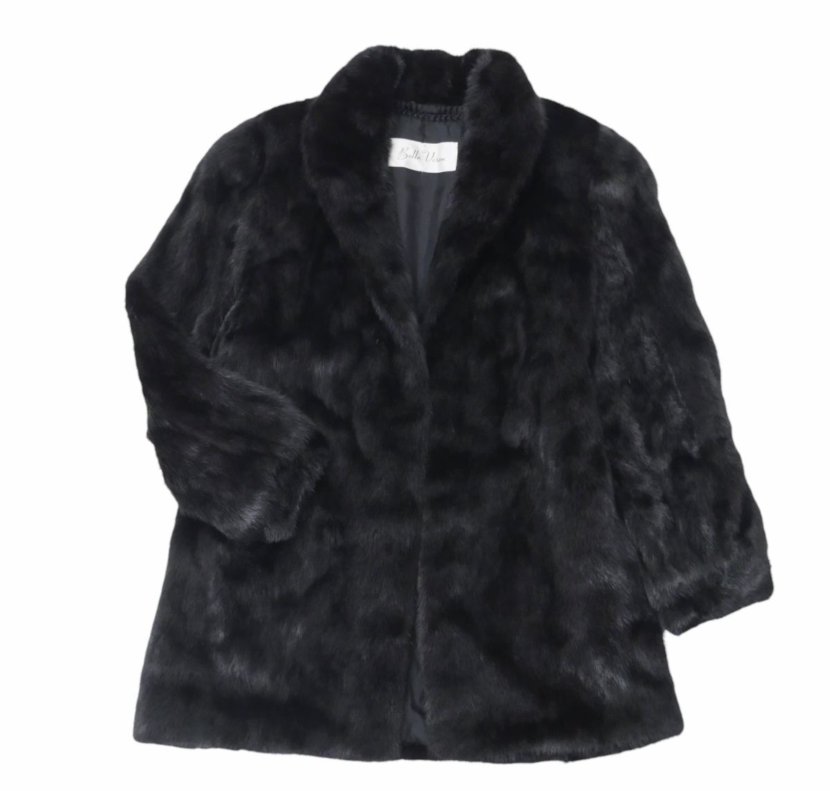 ✿サガミンク♥超美品☆ブラック☆リアルファー☆購入90%↓ ✿サガミンク♥超美品☆ブラック☆リアルファー☆購入90%↓