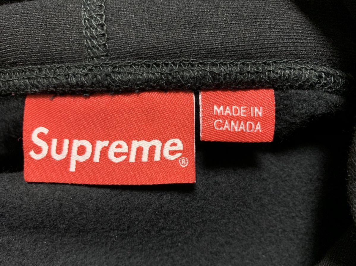 XL Supreme Bandana Box Logo Hooded Sweatshirt Black XLarge 19FW シュプリーム バンダナ ボックス ロゴ ブラック 黒 パーカー 19AW 中古