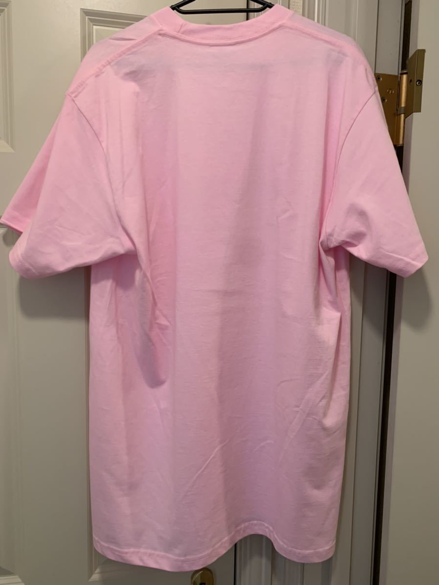 L Supreme Bandana Box Logo Tee Large Light Pink 19FW シュプリーム バンダナ ボックス ロゴ ボックスロゴ ピンク Tシャツ 半袖 19AW