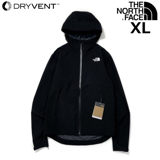1円～!売切!【正規新品】THE NORTH FACE◆ACTIVE STRETCH RAIN SHELL マウンテンパーカー US限定 撥水 キャンプ 軽量(XL)黒 180915-75