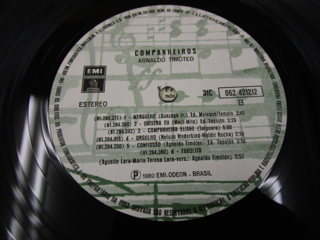 【ブラジル盤LP】AGNALDO TIMOTEO / COMPANHEIROS_画像5