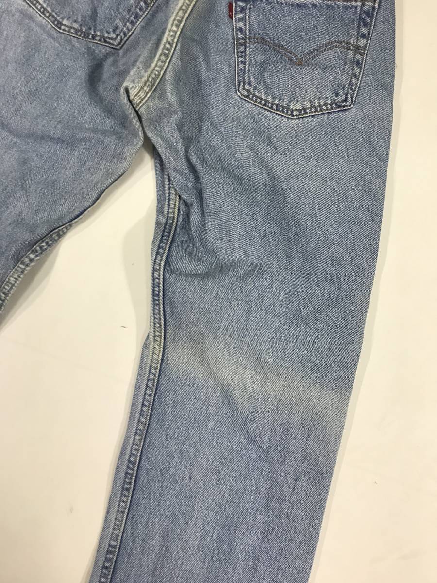 古着 19014 W32 Levi's デニム 501 パンツ ビンテージ vintage 70 80 90 ジーンズ USA リーバイス ヒゲ ダメージ _画像7